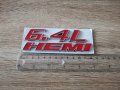 Dodge/Chrysler/Jeep HEMI 6.4 L червена емблема, снимка 2