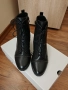 Черни боти от естествена кожа , снимка 2