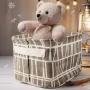 5259 Текстилна сгъваема кошница за съхранение, 20x14x16cm, снимка 5