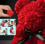 плюшено мече със рози, снимка 6