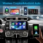Ново 9" 2DIN радио CarPlay Android Auto Bluetooth DSP GPS HD задна камера, снимка 3