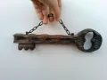 Рустик, дървена закачалка за ключове, снимка 1