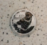 Сребро 1 OZ 2018 Черната пантера , снимка 1