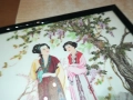 JAPAN-ЯПОНСКА КАРТИНА С РАМКА И СТЪКЛО 0210250836, снимка 7