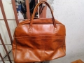 Голяма кожена чанта за път / Сак от естествена кожа, снимка 5