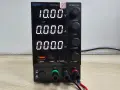 Регулируемо лабораторно захранване 30V / 10A захранващ блок регулиране на ток и напрежение USB TypeC, снимка 4
