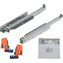 BLUM MOVENTO TIP-ON 760H 400mm – пълен изтеглящ механизъм 40kg с куплунги и монтажен комплект, снимка 4