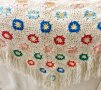 Ръчно плетен шал на една кука от раклата на баба , снимка 1 - Шалове - 41700443