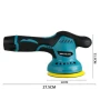 Автоматична полираща машина, 2 12V акумулатора, безжична, преносима, 2500-5000 об./мин., 8 скорости., снимка 3