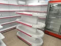 Метални стелажи - островни и крайстенни, Търговско оборудване НОВО, снимка 9