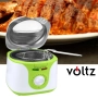Фритюрник Voltz, 2 литра, 1300W, 80-190 C, Незалепващ съд, Бял/зелен 2 ГОДИНИ ГАРАНЦИЯ, снимка 3