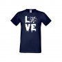 Мъжка тениска Свети Валентин Love 1, снимка 1 - Тениски - 35713255