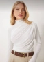 Бяла Дамска Блуза , снимка 1