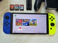 Nintendo Switch OLED + 3 игри, снимка 2