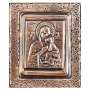 МЕДНА ИКОНА БОГОРОДИЦА С МЛАДЕНЕЦА, снимка 2