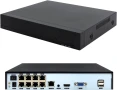 НОВ 8 канален POE NVR REVODATA POE4008ES, подържа 8 x 5MP IP камери и до 10TB SSD/HDD, снимка 1