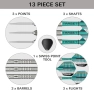 Нови 22g Волфрамови дартс стрели 90% Tungsten Swiss Point Pro Grip Set, снимка 4