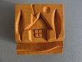 Дървен печат за хляб, снимка 3