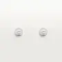 CARTIER Love White Gold Stud Дамски Обеци, снимка 3