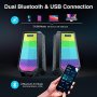 Нов USB Високоговорител за компютър, Bluetooth/RGB светлинни ефекти Игри, снимка 4