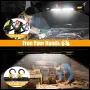 COB Work Light-работна лампа,за сервиз за под капак на кола 2400LM LED 4400mAh, снимка 6
