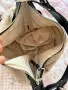 ОРИГИНАЛ DKNY, DONNA KARAN NEW YORK, УНИКАЛНА ГОЛЯМА МЕКА ЧАНТА, текстил и 100% естествена кожа, снимка 7