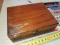 ДЪРВЕНА КУТИЯ С ТЕГЛИЛКИ-АНТИКА/РЕЛИКВА 0901261053, снимка 3