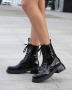 Равни боти - черен лак - BMG10, снимка 2