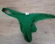 Мъжки Прашки G-String Solid Color Green 💚, снимка 1
