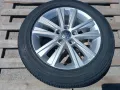 1бр. лята джанта 16ка 5х112 VW + лятна гума 205/55/16 Bridgestone, снимка 2