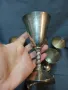 Комплект от 6 посребрени високи чаши ,височина 14 см ,вместимост 100 мл., снимка 2