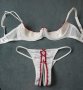 Еротичен комплект от сутиен с отворени чашки колан и изрязана бикина , снимка 11