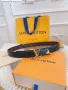 Louis Vuitton дамски колан естествена кожа в кутия, снимка 3