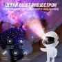 Светлинен галактически проектор астронавт нощна лампа за деца, снимка 4