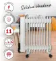 Маслен радиатор Adler 2500W 11 ребра електрически отоплител печка, снимка 5