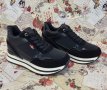 Модни дамски маратонки на платформа модел: D2272-1, снимка 3