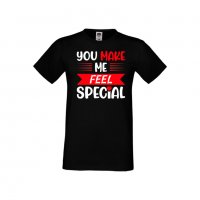 Мъжка тениска Свети Валентин You Make Me Feel Special 1, снимка 5 - Тениски - 35716739