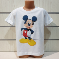 Нова детска тениска с дигитален печат Мики Маус, снимка 1 - Детски тениски и потници - 36350258