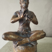 Стара антикварна статуетка, снимка 1 - Други ценни предмети - 44822074