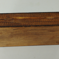 Стара дървена пирографирана кутия от Соца 19/9/5 см, снимка 3 - Други ценни предмети - 44696129