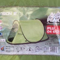 Палатка High Peak Vision 2 , зелена, снимка 3 - Палатки - 41698193