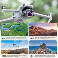 Нов Комплект от 4 броя ND филтри за дрон DJI Mavic 3 Pro/Pro Cine/, снимка 2 - Дронове и аксесоари - 41598568