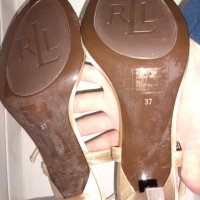Ralph Lauren сандали с кристали,камъни,нови,размер 36.5-37, снимка 4 - Дамски елегантни обувки - 40439329