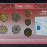Комплектна серия - сет - Египет , 7 монети , снимка 2 - Нумизматика и бонистика - 44483239