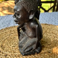 Дървопластика “Майката на черна Африка”, снимка 9 - Антикварни и старинни предмети - 41474934