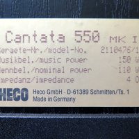 HECO Superior Cantata 550 MK II, снимка 11 - Тонколони - 41479346