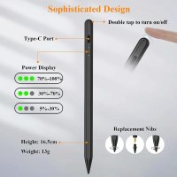 Магнита писалка стилус stylus за Apple iPad (2018-2022) 10/9/8/7/6th, снимка 2 - Таблети - 41905661