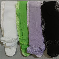 Дамски 3/4 едноцветни чорапи ситна мрежа., снимка 5 - Дамски чорапи - 44605132