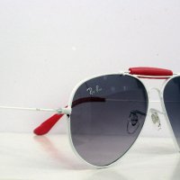 Слънчеви очила Ray-Ban AVIATOR CRAFT RB3422Q- white/red, снимка 5 - Слънчеви и диоптрични очила - 41024795