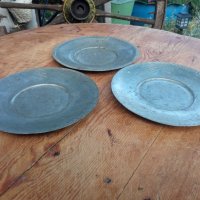 Медна чиния -сахан, снимка 3 - Антикварни и старинни предмети - 41085649